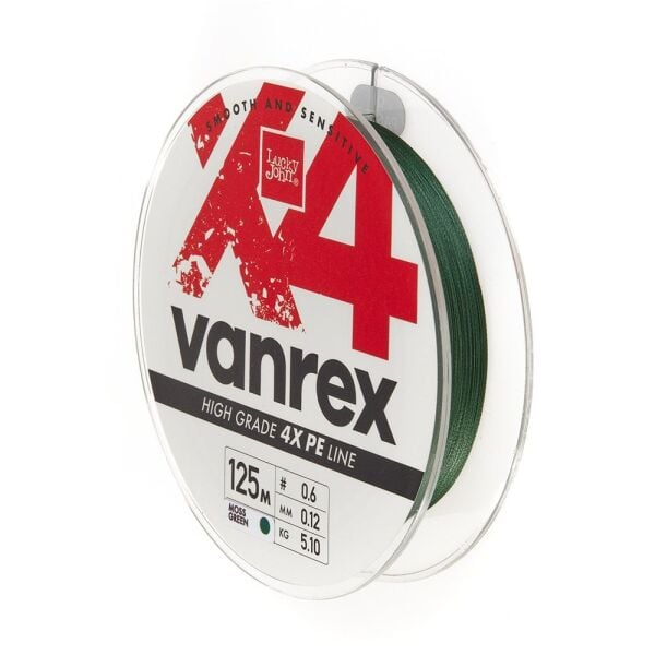 Lucky John Vanrex Pe Örgü X4 Yosun Yeşil 125M 0.10MM