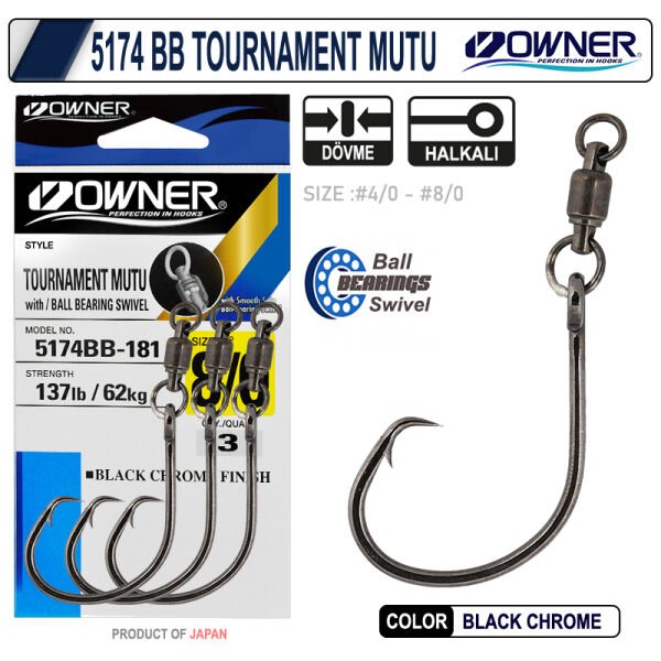 OWNER 5174BB TOURNAMENT MUTU BB 8-0