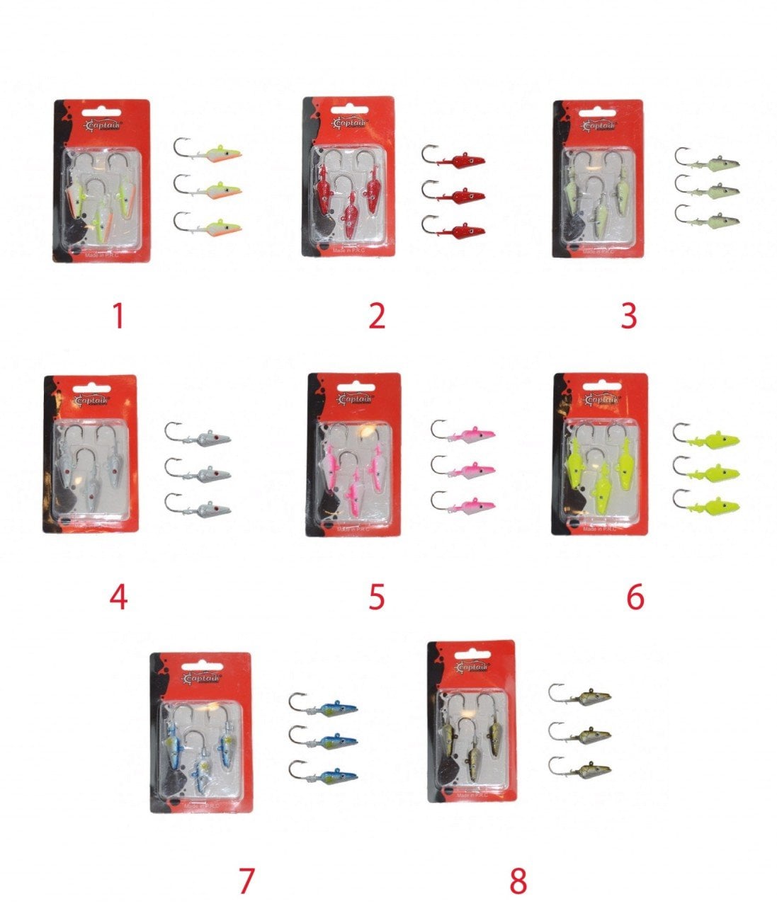 Captain 6457 Jig Head 15gr Ultimate Sardine 3'lü Set 2