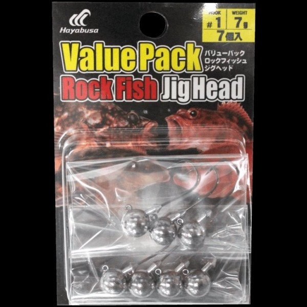 Hayabusa FS 219 Lrf Jighead Rock Fish No:2 İğne 7'li Paket