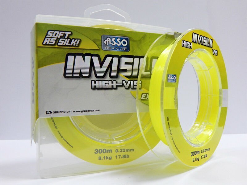 ASSO INVISILK SURF CASTING YELLOW 300 MT No: 0.30 - 300MT