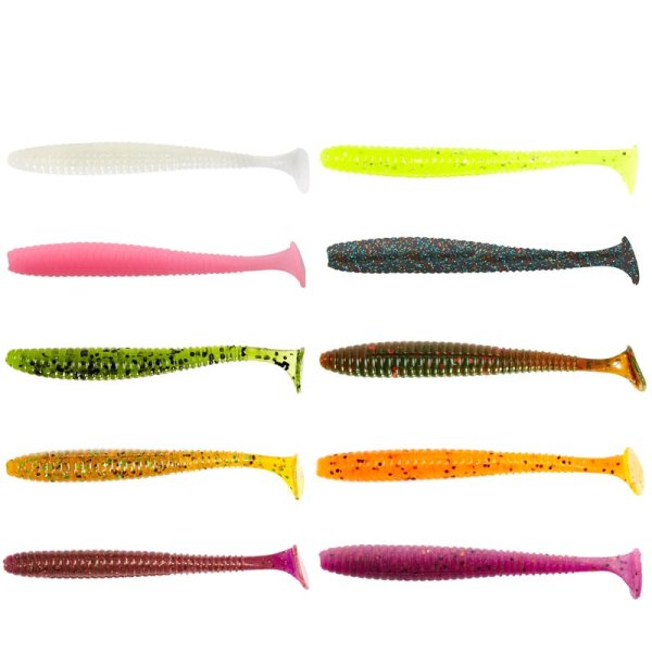 Lucky John S-Shad Tail 2.8'' (7.11 cm) 7P Silikon Yem PA29