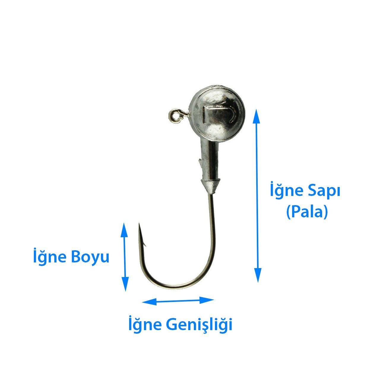 Jaxon Tanami Silver Jig Head #1/0 5 gr