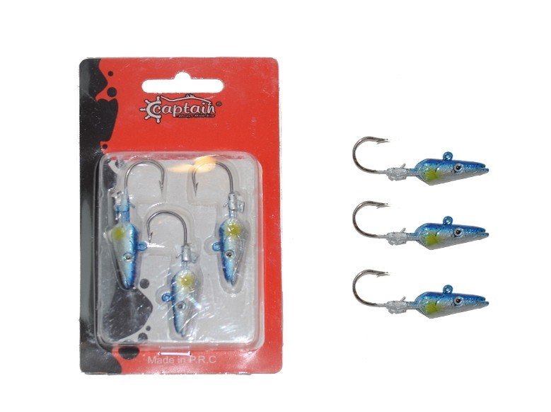 Captain 6457 Jig Head 15gr Ultimate Sardine 3'lü Set 7