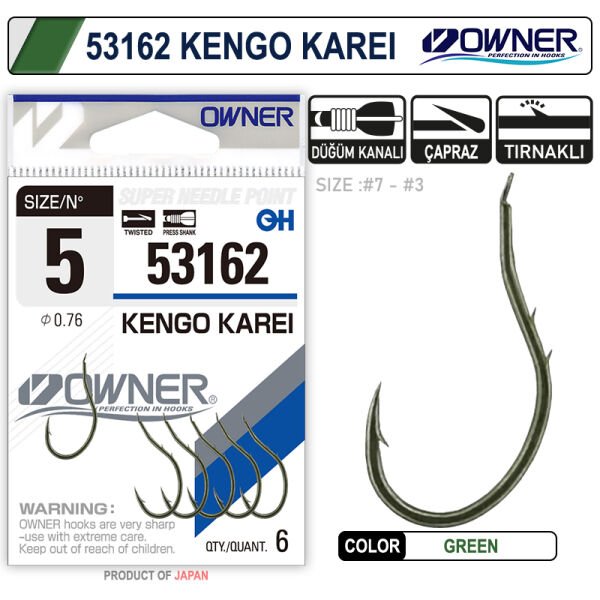 Owner 53162 Kengo Karei S. Green İğne 6