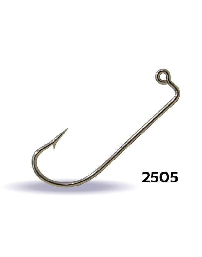 Youvella 2505 Jig Head İğnesi Dövme Delikli Uzun 100lü Kutu Nikel