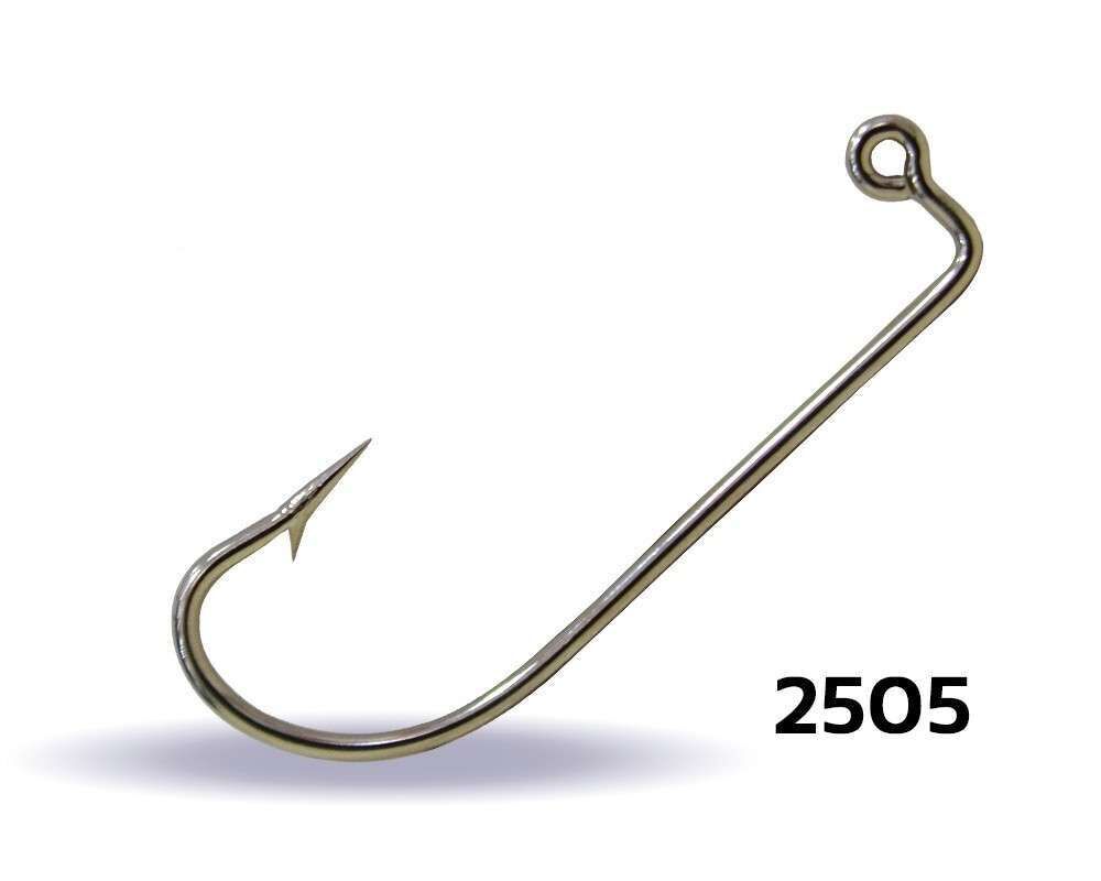 Youvella 2505 Jig Head İğnesi Dövme Delikli Uzun 100lü Kutu Nikel Standart - 2-0