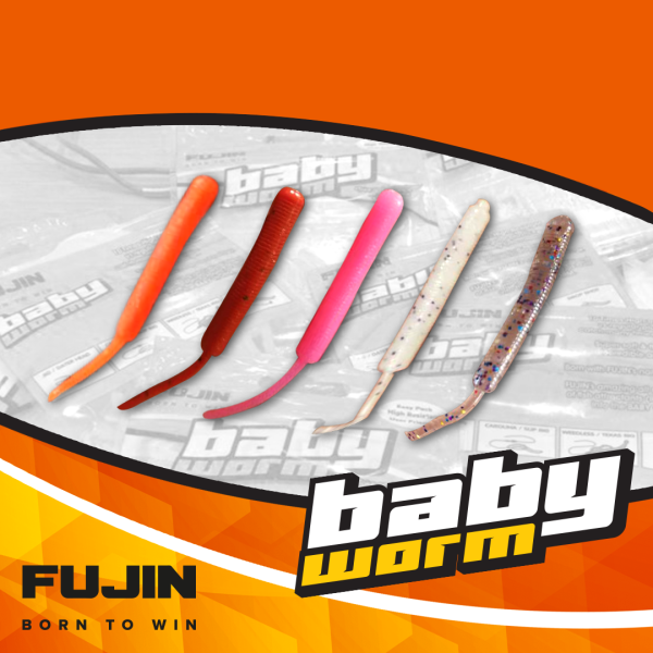 Fujin Baby Worm 5.2 cm Floating LRF Silikonu BROWNY