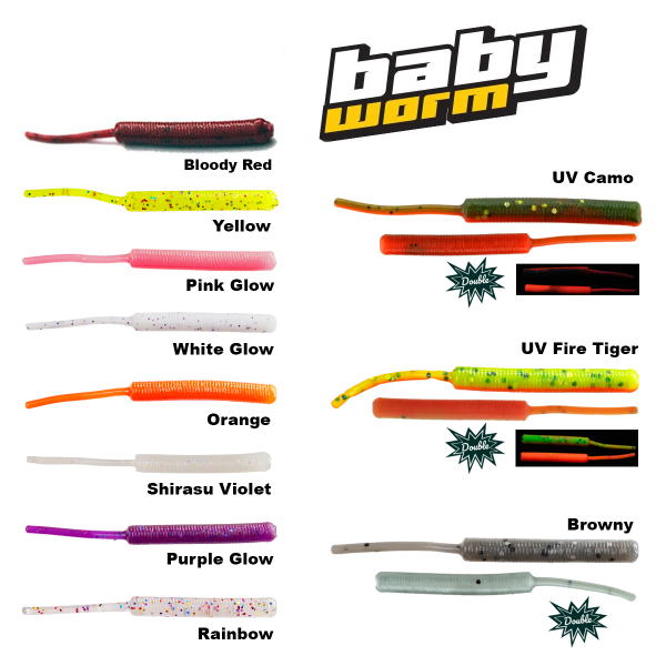 Fujin Baby Worm 5.2 cm Floating LRF Silikonu BROWNY