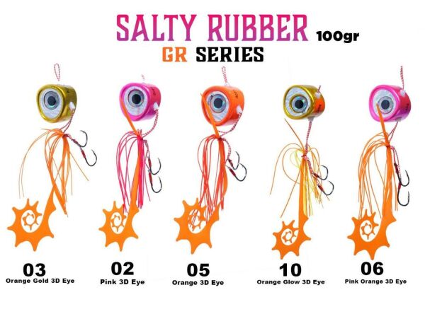 Fujin Salty Rubber 100gr GR Serisi Tai Rubber Set 