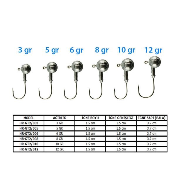 Jaxon Tanami Silver Jig Head #2/0