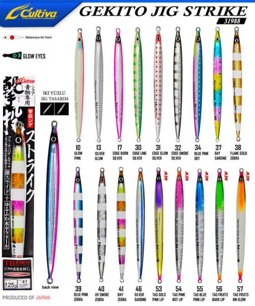 Cultiva 31988 GEKITO JIG STRIKE 18cm 125 gr 10