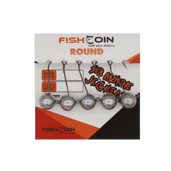 Fishcoin Round Jighead 6-2.5 Gr