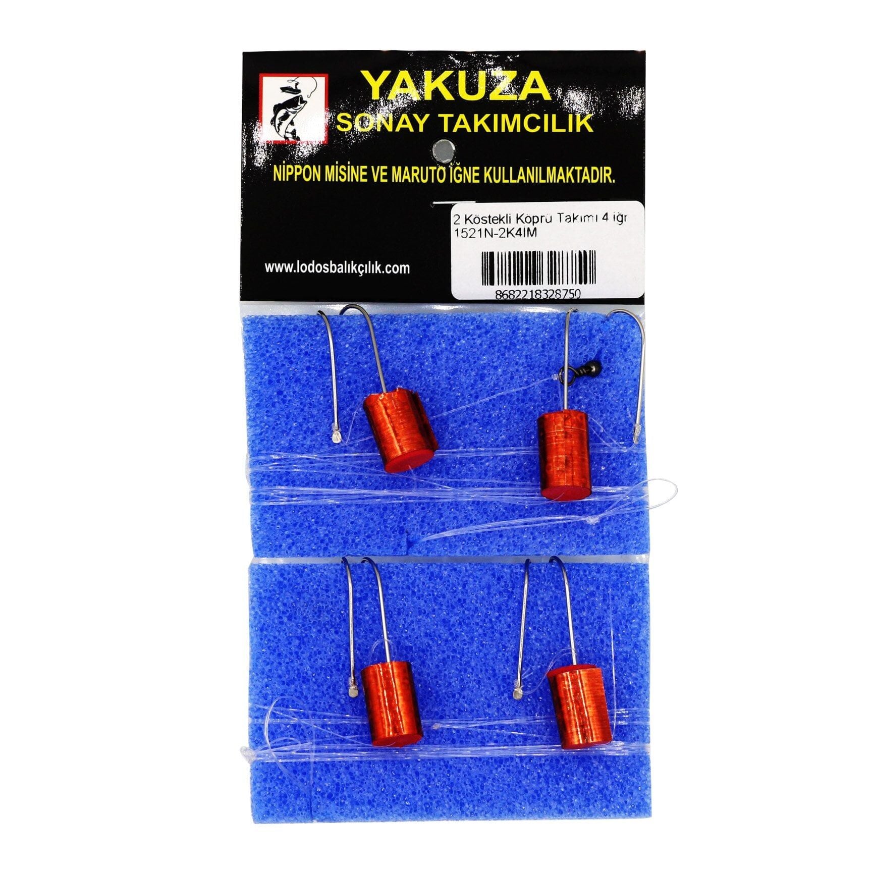 2 Köstekli Köprü Takımı 4 iğneli Mantarlı NİKEL