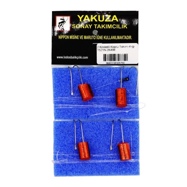 2 Köstekli Köprü Takımı 4 iğneli Mantarlı NİKEL