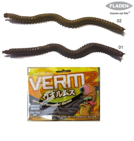 Fladen Vermz Kum Solucanı 9.5 cm 15P 02