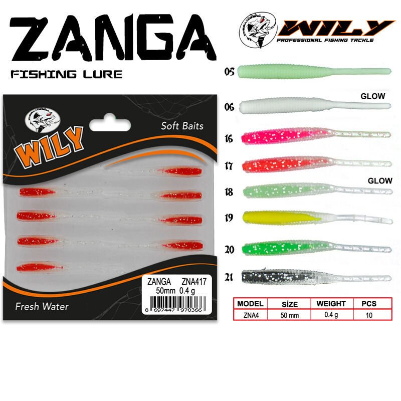 Wily Zanga Lrf Silikon Yem 5 cm 0.4 gr 17