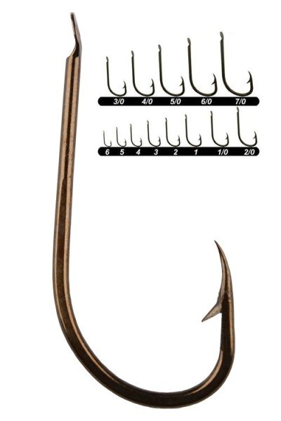 Youvella 1428 Sazan İğnesi Dövme Kalın 100'lü Kutu Bronz 5/0