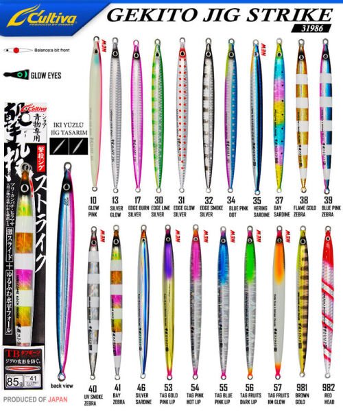Cultiva 31986 GEKITO JIG STRIKE 15cm 85gr 31