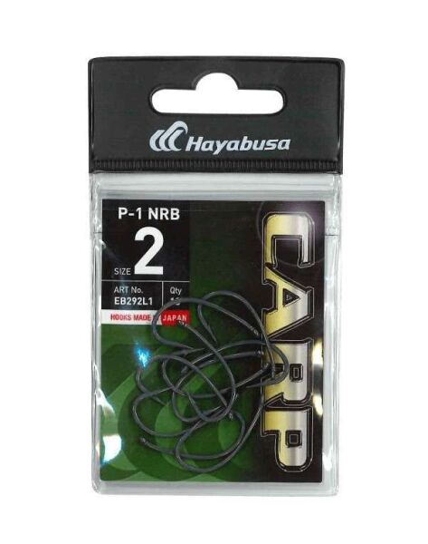 Hayabusa P1 Sazan İğnesi Dövme Teflon Black 10lu Paket