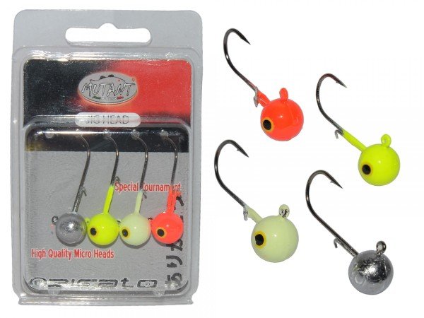 Mutant 6414 Jig Head Rigato Tip Top 4'lü Mix Set Tırnaklı Jig Head 10 gr