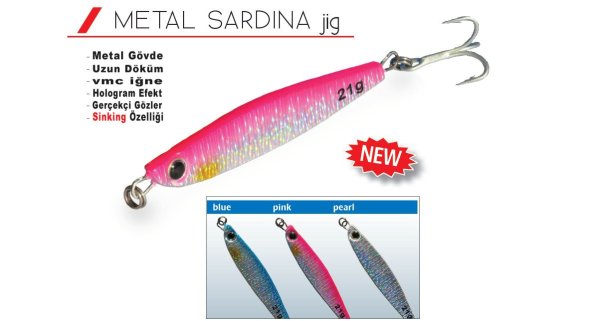 DTD Metal Sardina Jig 21 gr Pearl