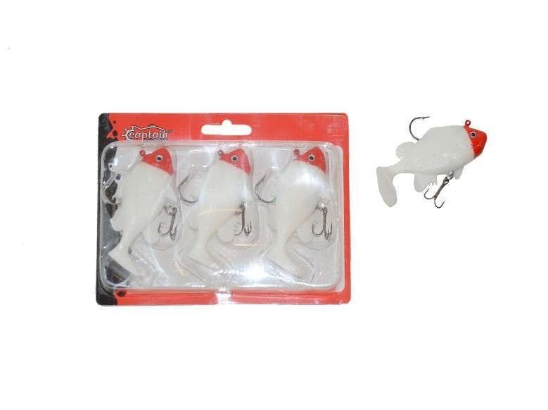 Captain 3563 Orient Soft 9cm Levrek Silikonu 3lü Set Suni Balık 1
