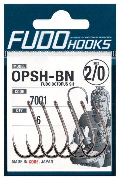 Fudo 7001 Fudo Octopus SH Black Nikel İğne 1/0