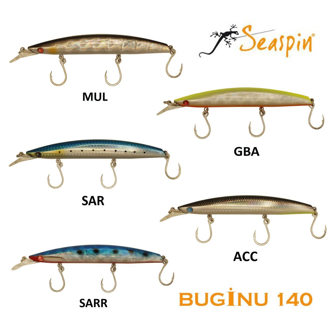 Seaspin Buginu 140mm 28 gr Maket Balık SARR