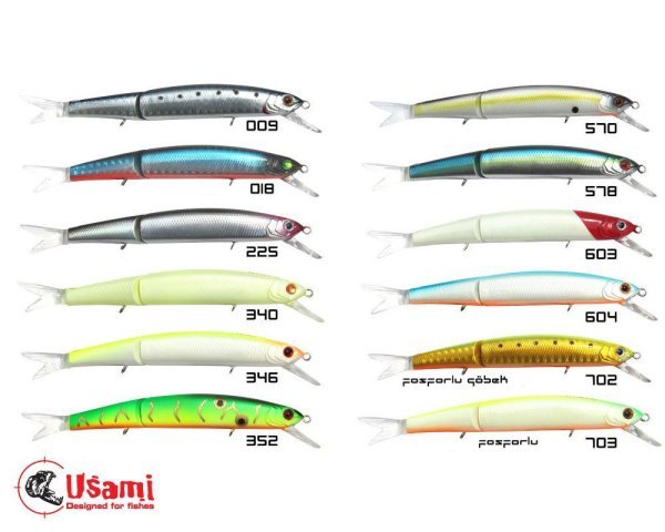 Usami Magsura 92F-SR 8.3 G Maket Balık 340 FOSFORLU