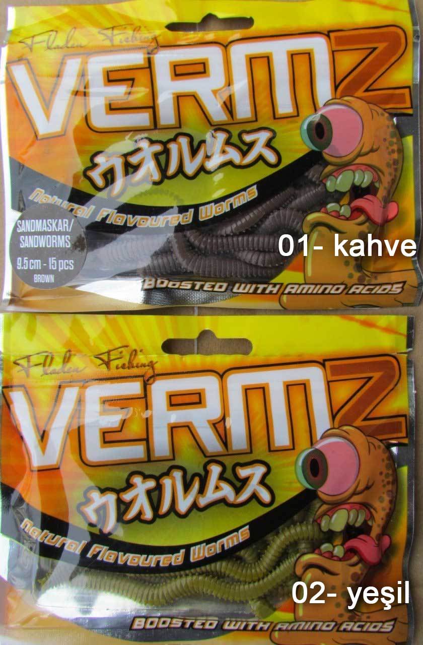 Fladen Vermz Kum Solucanı 9.5 cm 15P