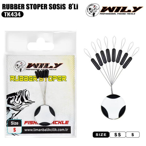 Wily Rubber Stoper Sosis 8'li SS
