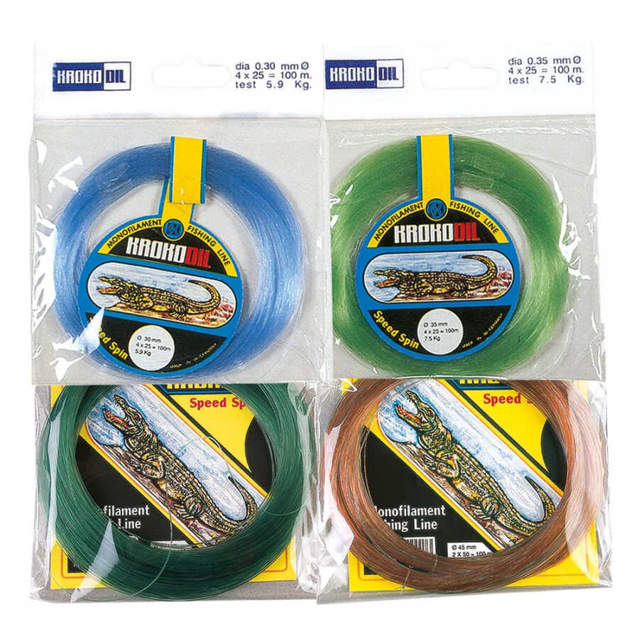 Krokodil Paket Misina RENKLI - 0.45MM - 100MT - 14.1KG