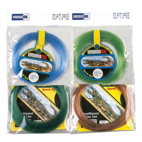 Krokodil Paket Misina RENKLI - 0.25MM - 100MT - 4.2KG