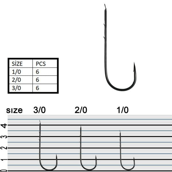 Tachiuo Hari Wht  6 Pcs 2/0