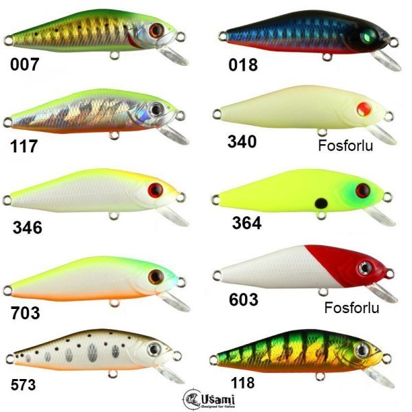 Usami Minn Shad 58F-SR 4.6 G Maket Balık 346