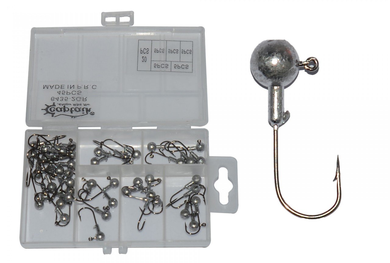 Captain 6435 Compact Eco Kutulu Jig Head Seti 2gr-45Adet