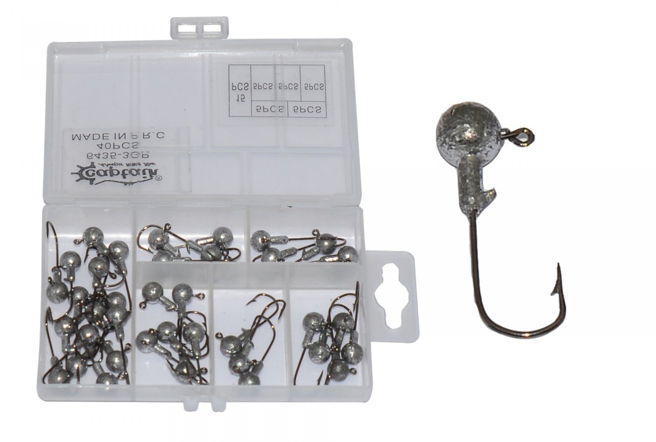 Captain 6435 Compact Eco Kutulu Jig Head Seti 3gr-40Adet