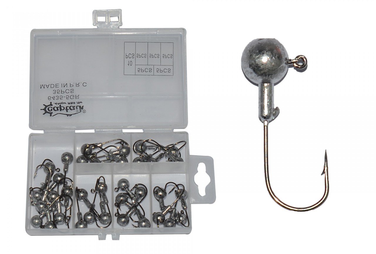 Captain 6435 Compact Eco Kutulu Jig Head Seti 5gr-35Adet
