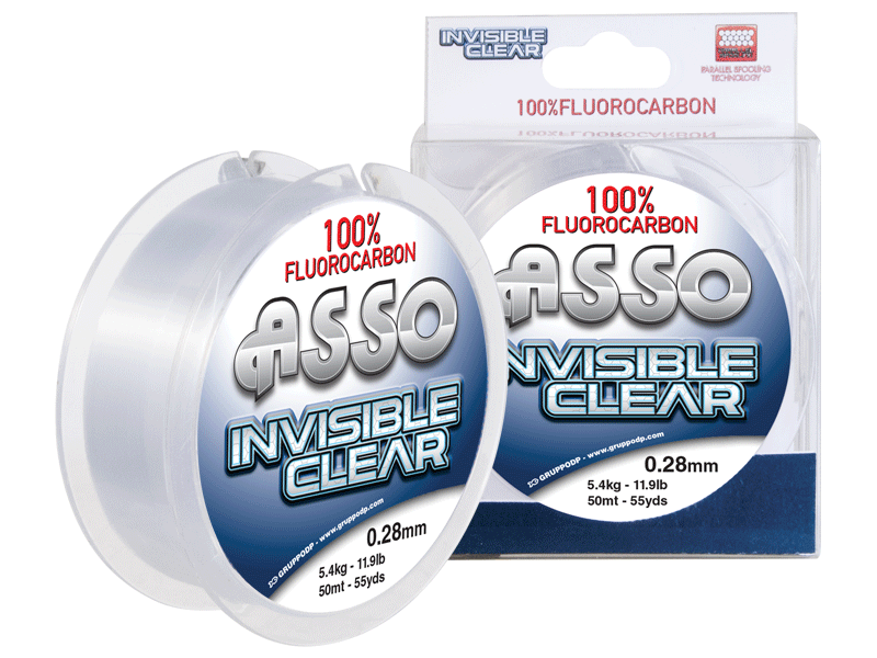ASSO INVISIBLE CLEAR %100 FLUOROCARBON 