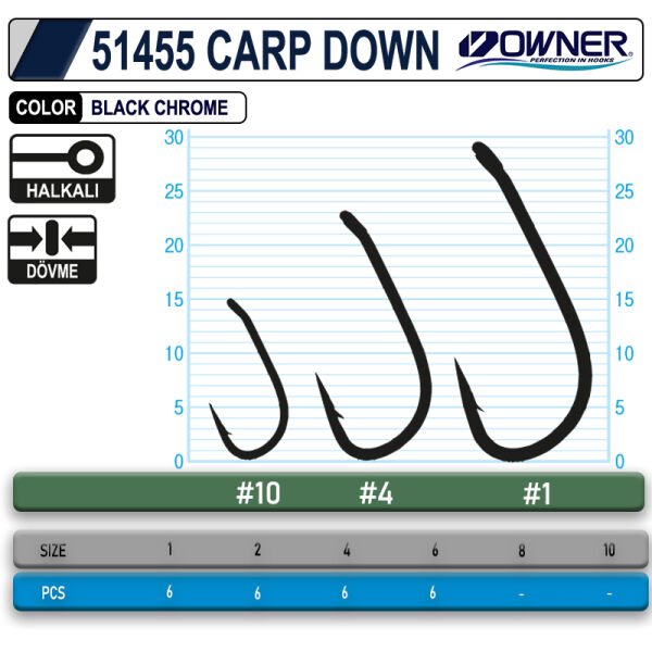 Owner 51455 Carp Down 6