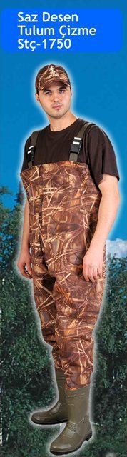 Tulum Çizme Saz Desenli