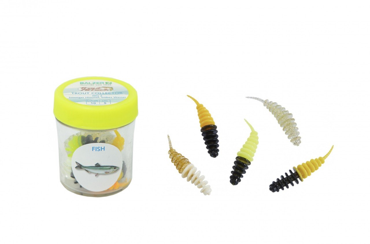 Balzer 16065 Trout Collector 5cm Aromalı Silikon Yem 10'lu Set 205