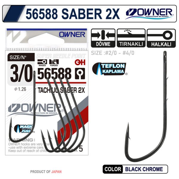 OWNER 56588 SABER 3-0
