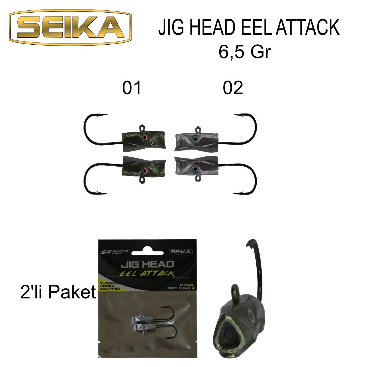 İberica Eel Attack 2 Jig Head