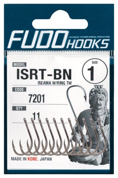 Fudo 7201 Iseama W/Ring TW Black Nikel İğne 2/0