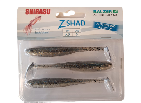 Balzer 13694 Shirasu Z Sad 9.5cm Kalamar Kokulu Silikon Yem 3'lü Set 205