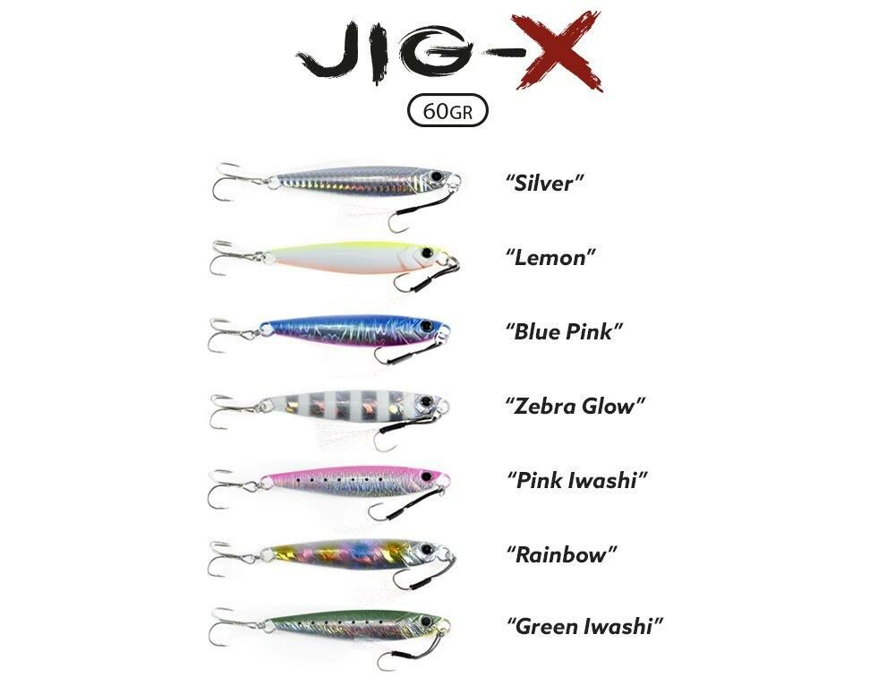 Fujin Jig-X 60gr Shore Jigging - Jig Yem LEMON