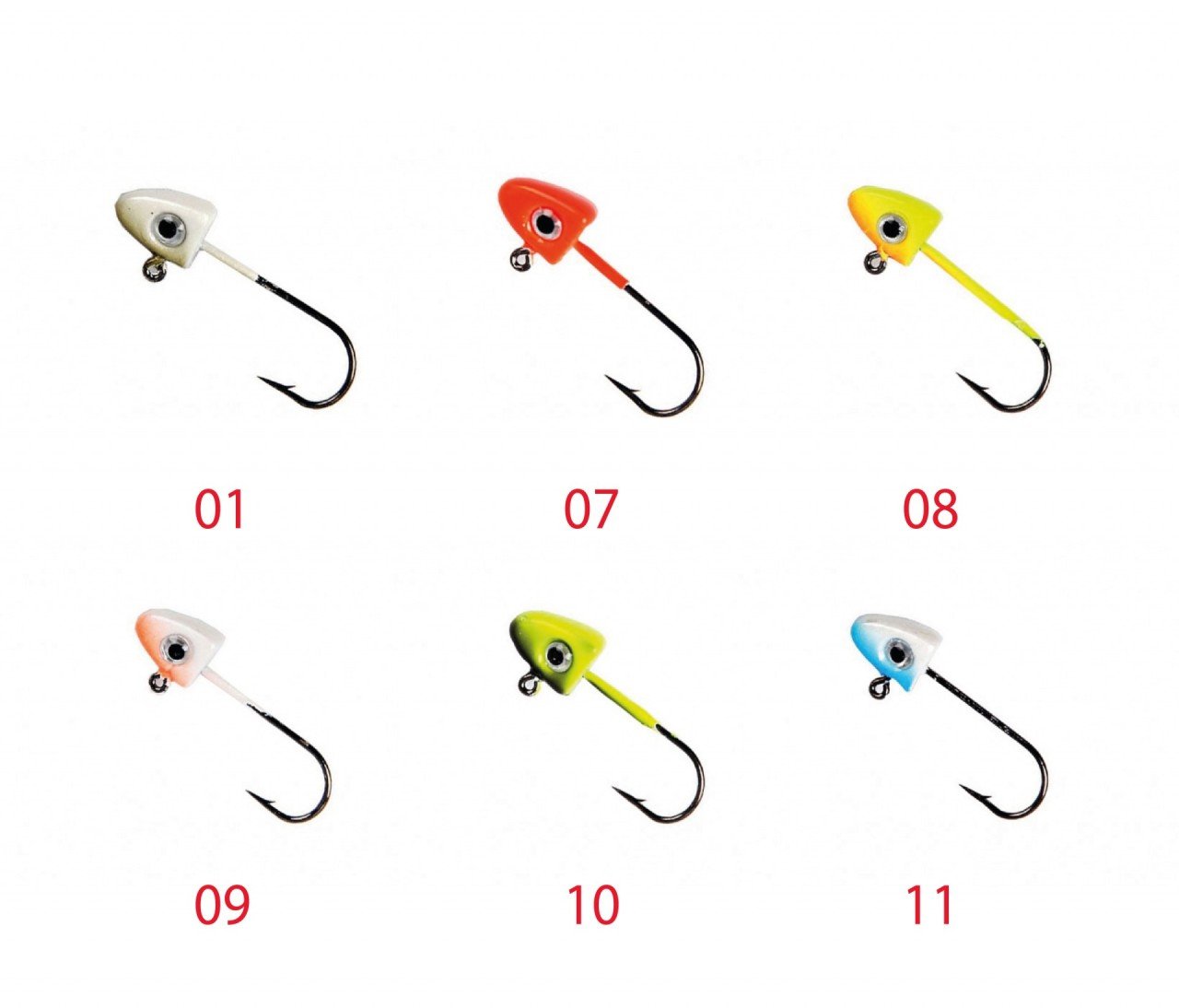 Mutant 6421 Master Trigon 1.7gr LRF Jig Head 5'li Paket 01