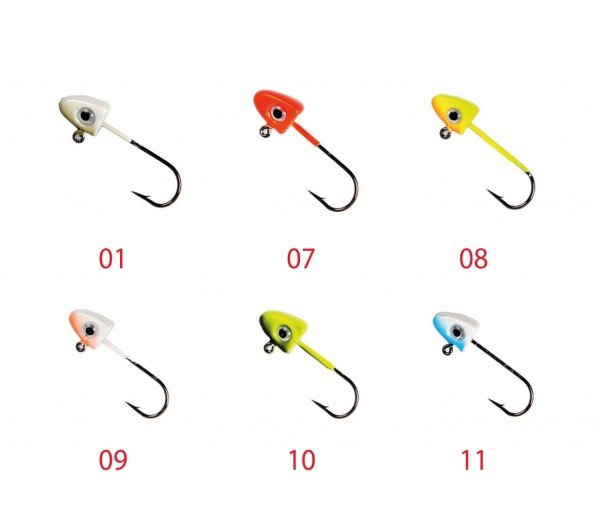 Mutant 6421 Master Trigon 1.7gr LRF Jig Head 5'li Paket 01